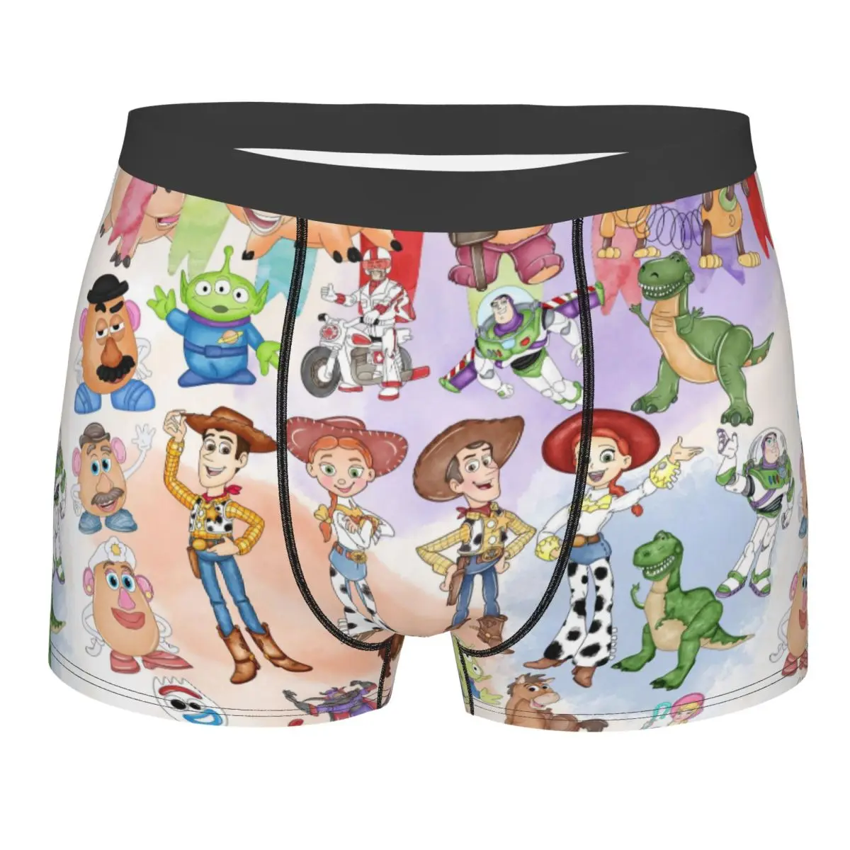 

Custom Male Fashion Toy Story Cartoon Underwear Boxer Briefs Stretch Shorts Panties Underpants