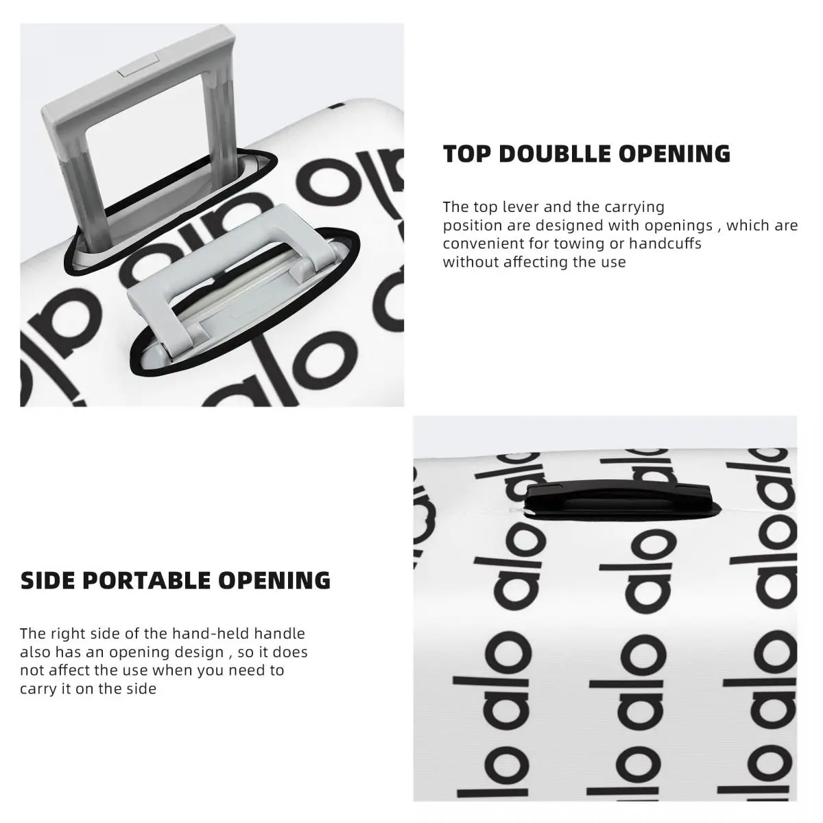 غطاء حقيبة اليوغا A-Alo حماية مرنة لحماية أمتعة السفر مقاس 18-32 بوصة