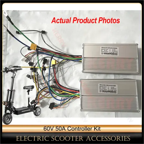 JP 60V 50A Brushless Motor Dual drive Controller Electric Scooter Bike Accessorice Lithium Battery Controller For ES19 TI30 ES18