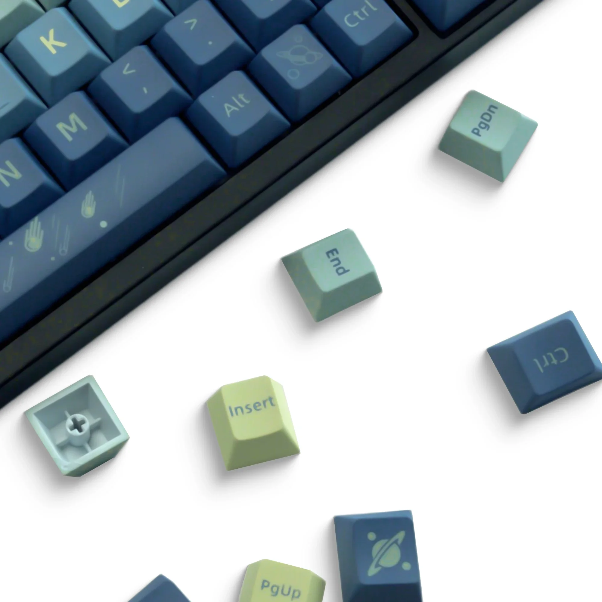 Original height PBT five-sided sublimation thickened keycap custom