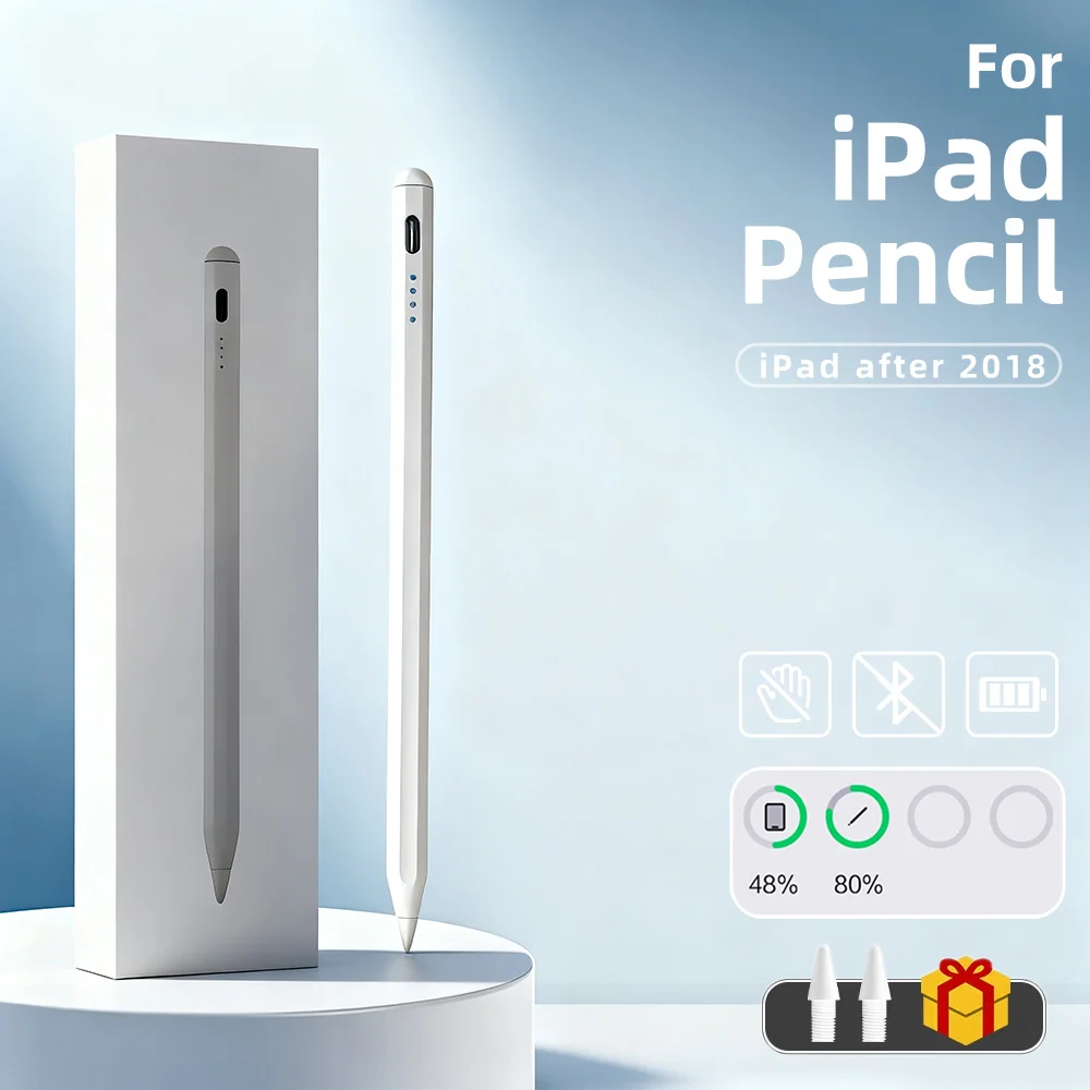 

Stylus Pen Touch Pen Tablet Pencil for Apple iPad 2025 A16 Air 4 5 Pro 11 12.9 Mini 6 7Gen 9 10 Gen Compatible with iPad Series