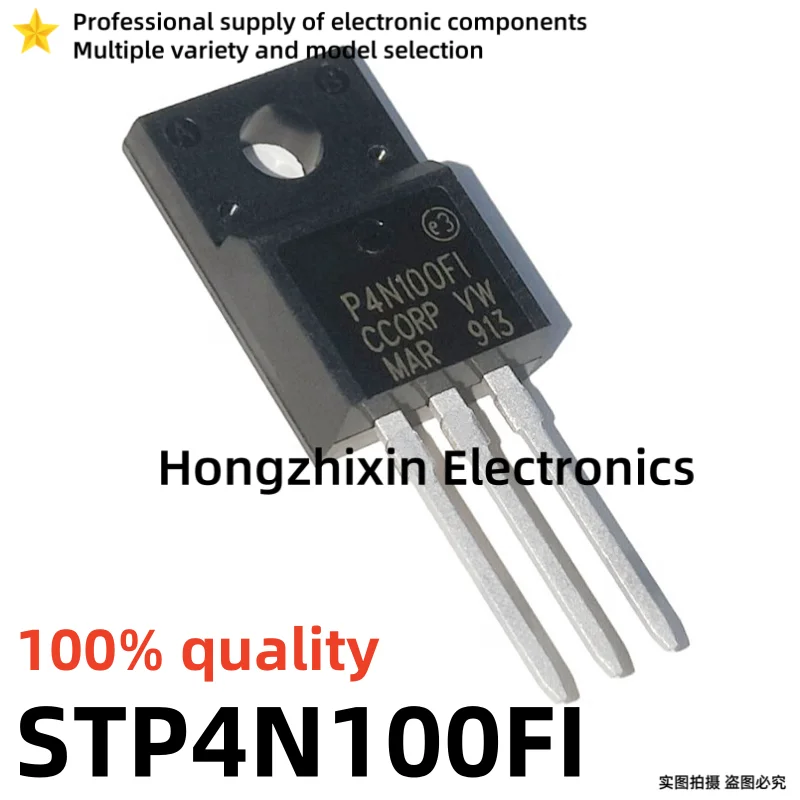 10PCS NEW 100% quality STP4N100FI STP4N100F1 P4N100FI 4N100F1 STP4N100 TO-220F MOSFET