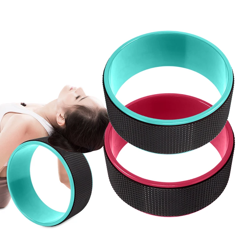 

Customized LOGO Fitness Waist Training Slimming Ring Circle Yoga Pilates Wheel for Back Training