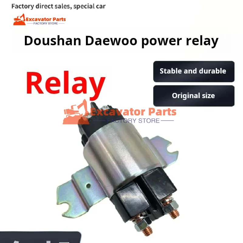 For Doosan dx daewoo dh DX130 150 215 220 260 300 380-9C Power relay switch Excavator Parts