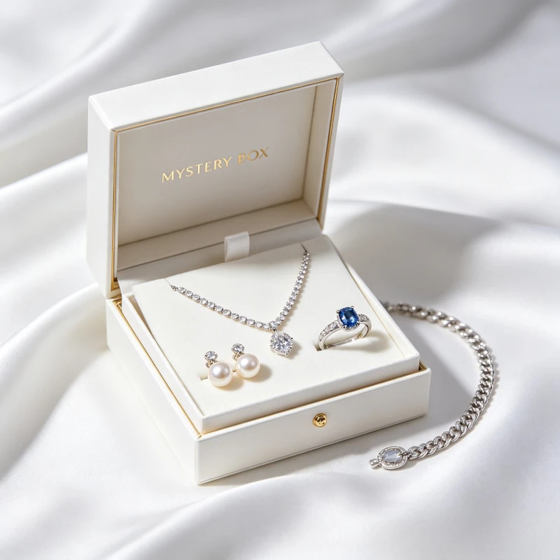 Random 1/10/30/50 Pieces Calm Jewelry Pack Necklace Earrings Rings Bracelets Pendant Women Quiet Gift