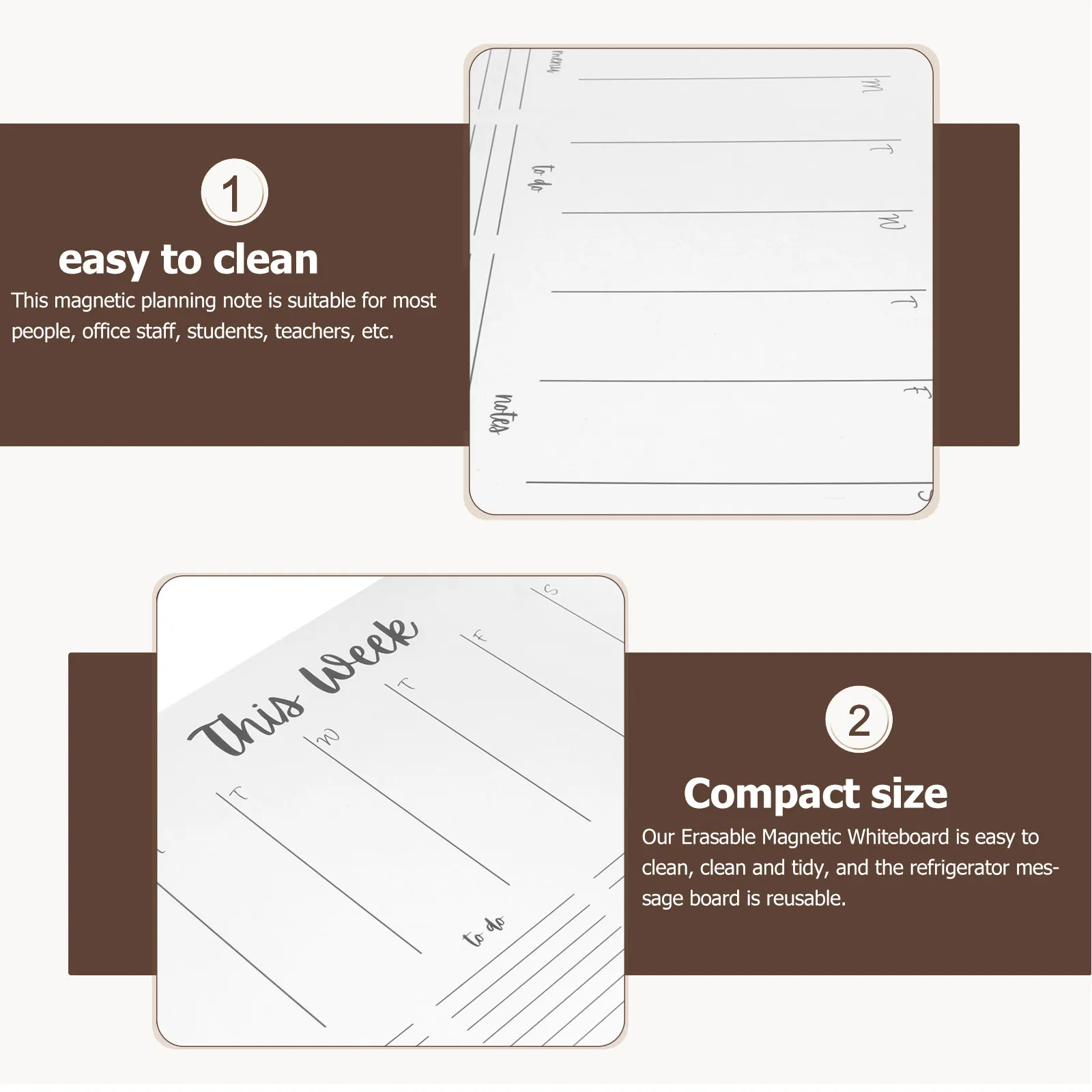 

Набор из 1 акриловой доски для заметок: премиум-календарь на стену/холодильник, еженедельный планировщик, прозрачная стираемая доска для декора интерьера