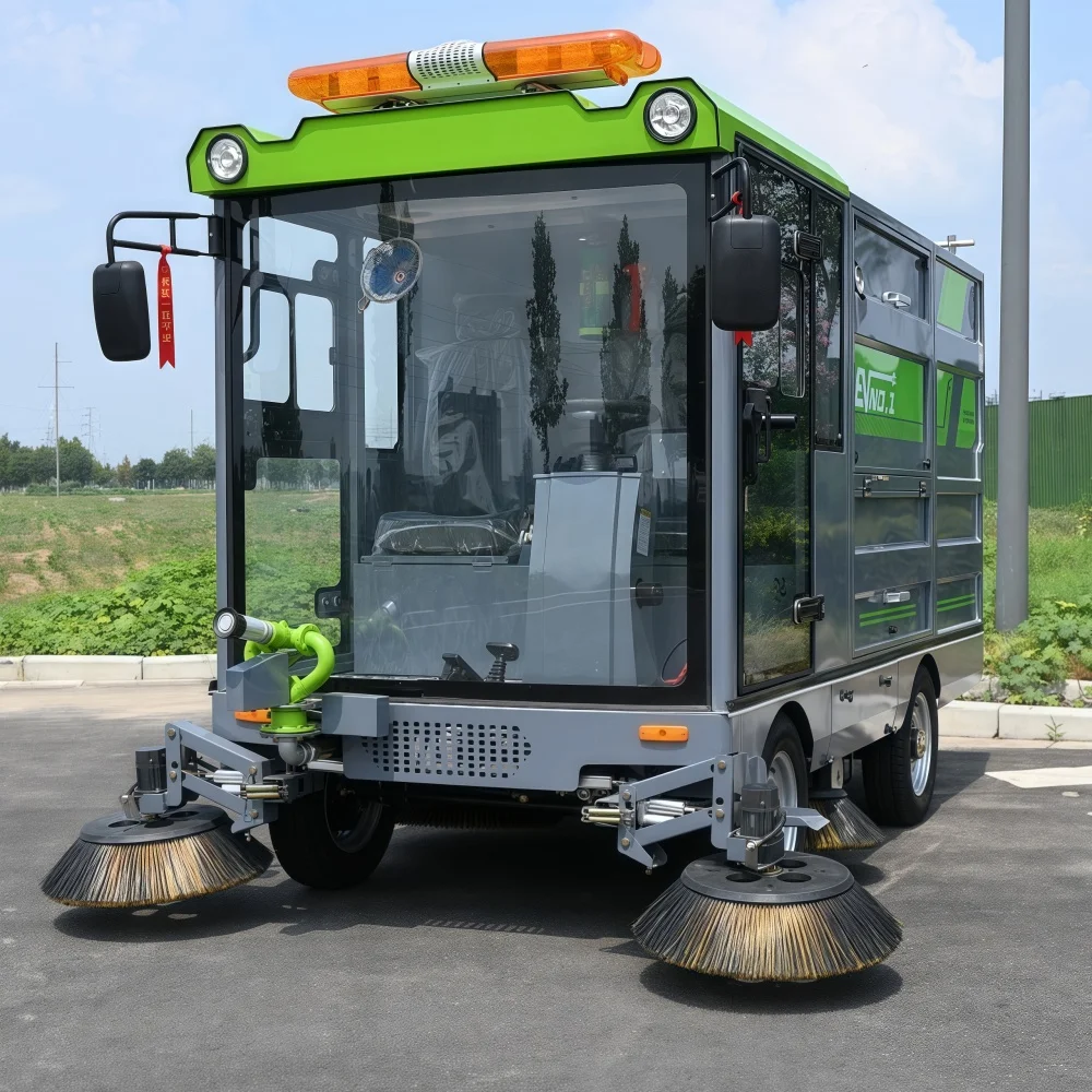 Vacuum Street Dust Suction Road Washing Sweeper Street Cleaning Truck