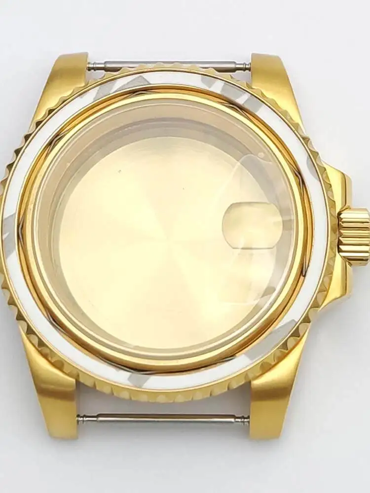 Watch case gold case, modified watch accessories, substitute water ghost mechanical case NH35NH36 movement