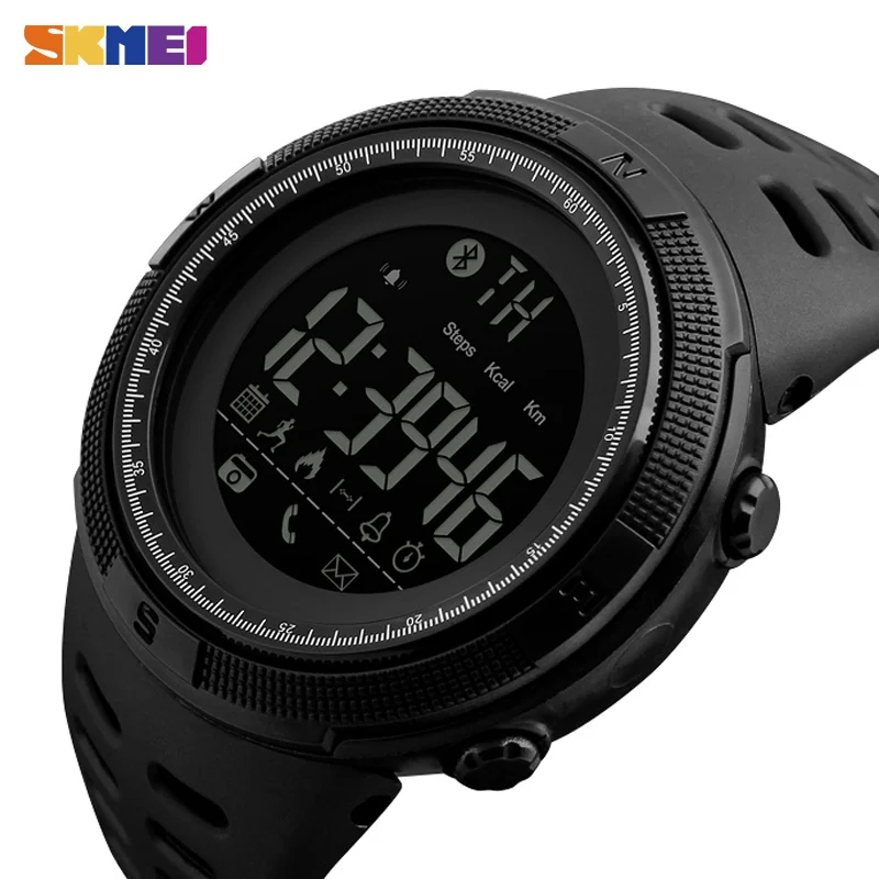 SKMEI Watch Men Male Women Call Reminder Bluetooth-compatible Wristwatches Mens Ladies SPort Watches Reloj Inteligente For Men