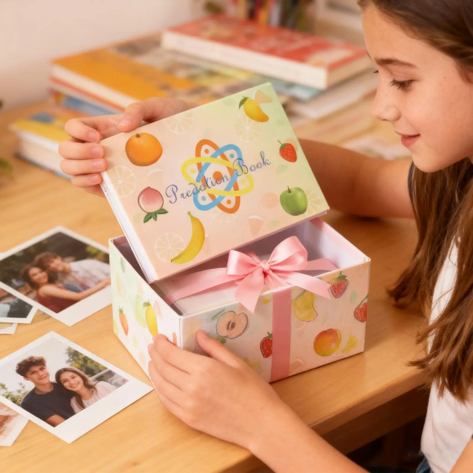 

Fruit-Catching Book Interactive Fun Magic Props Prediction Book Magic Tricks For Holiday Party Thanksgiving Halloween Easter