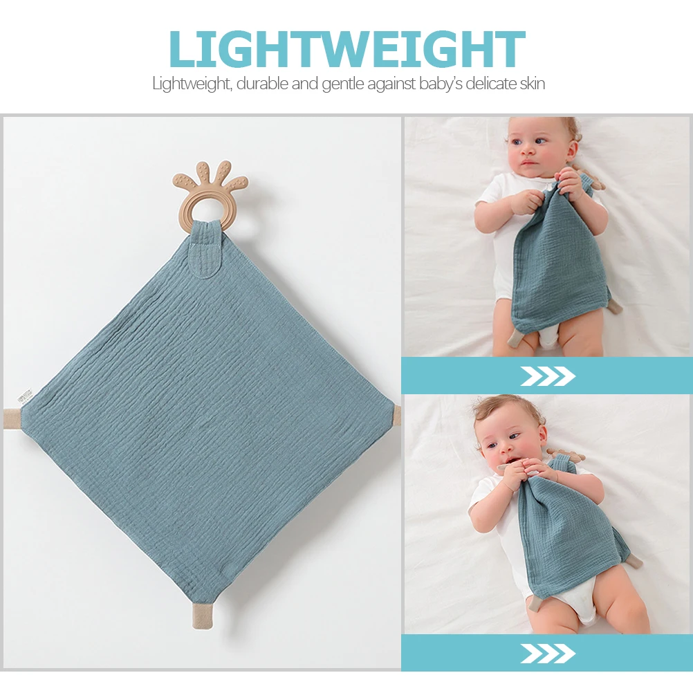 Rustgevende handdoek kinderkamer veiligheidsdeken voor baby's babymeisje cadeau silicagel pasgeboren