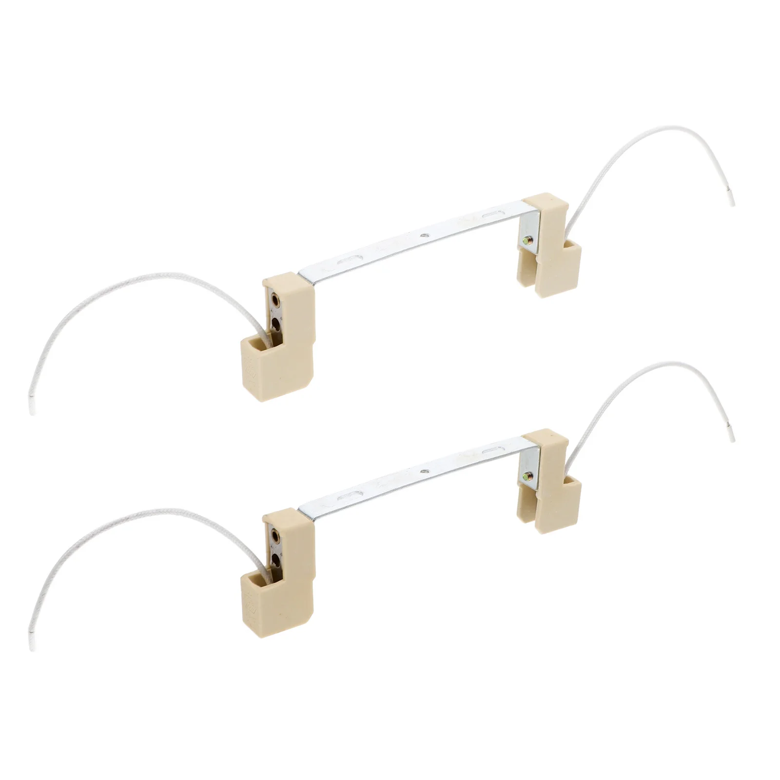 

2pcs Ceramic Light Socket Table Lamp Base High Temperature Resistant Long Lifespan Easy Installation Lamp Fixture Replacement