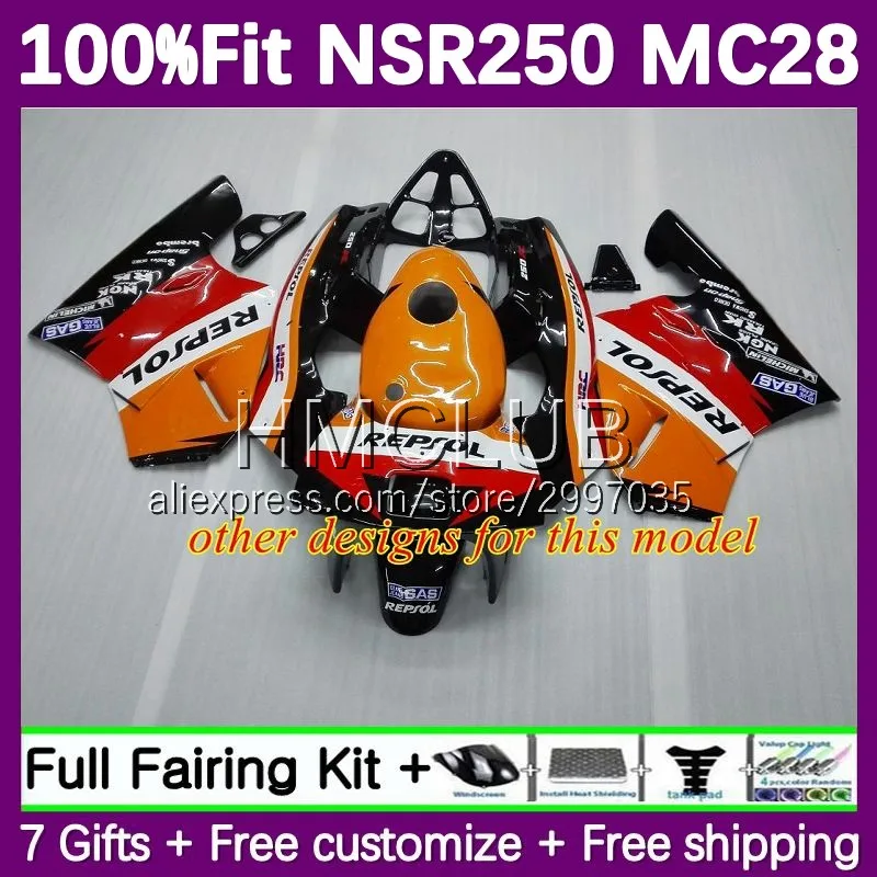 Injection Fairing For HONDA NSR250 NSR 250 R MC28 PGM4 35No.12 Castrol red NSR250R 95 96 97 98 99 NSR 250R 1995 1996 1997 1999