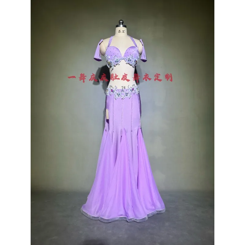

customized Belly dance costume Oriental dance performance costume original design hip hugging big swing skirt exotic dancewear