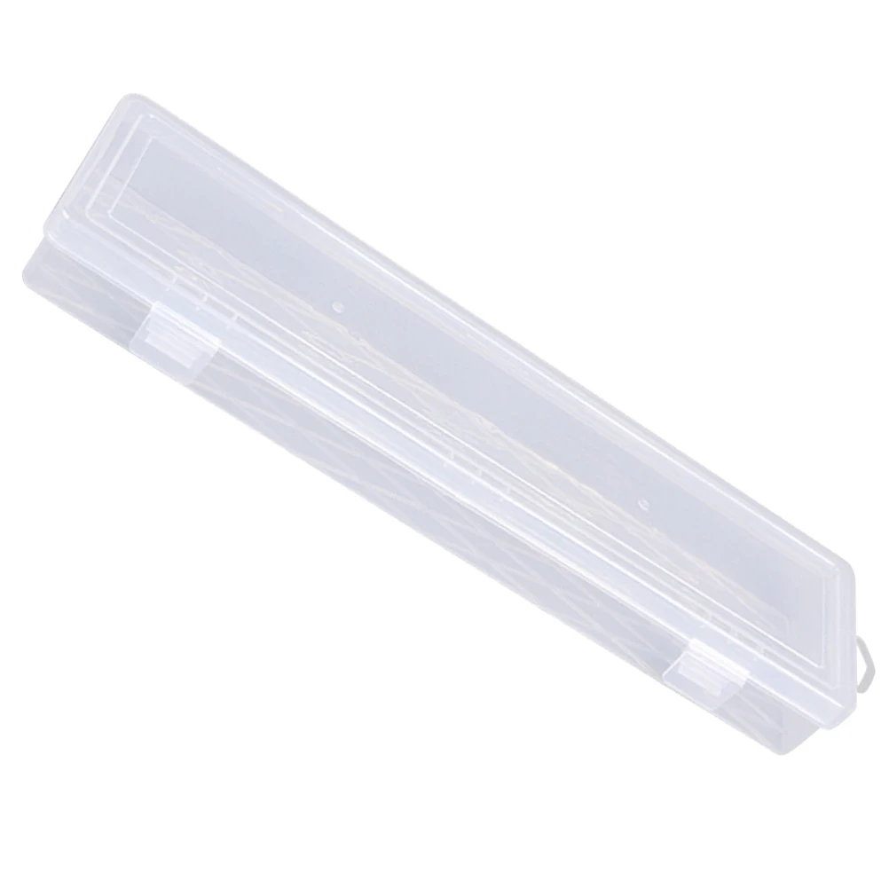 Cassette per attrezzi trasparenti da 14 pollici per piccoli utensili Parti Perline Perline Gioielli Contenitori in plastica Ganizers artigianali montabili a parete