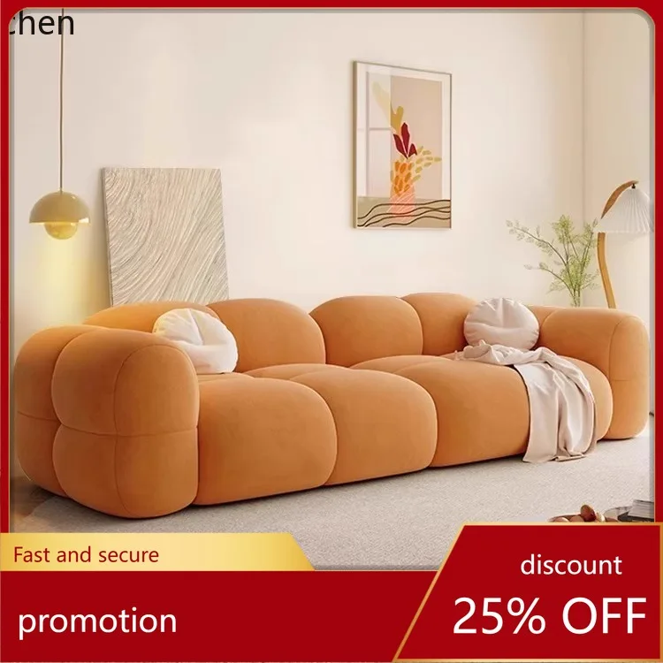 

CZ Cat Scratch Fabric Jelly Sofa for Living Room, Modern Minimalist Design, Compact Sofa for Small Spaces