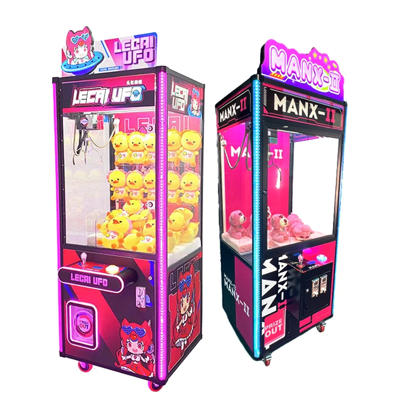 

Coin-operated Claw Machine Customizable Stickers Vending Machine With LCD display