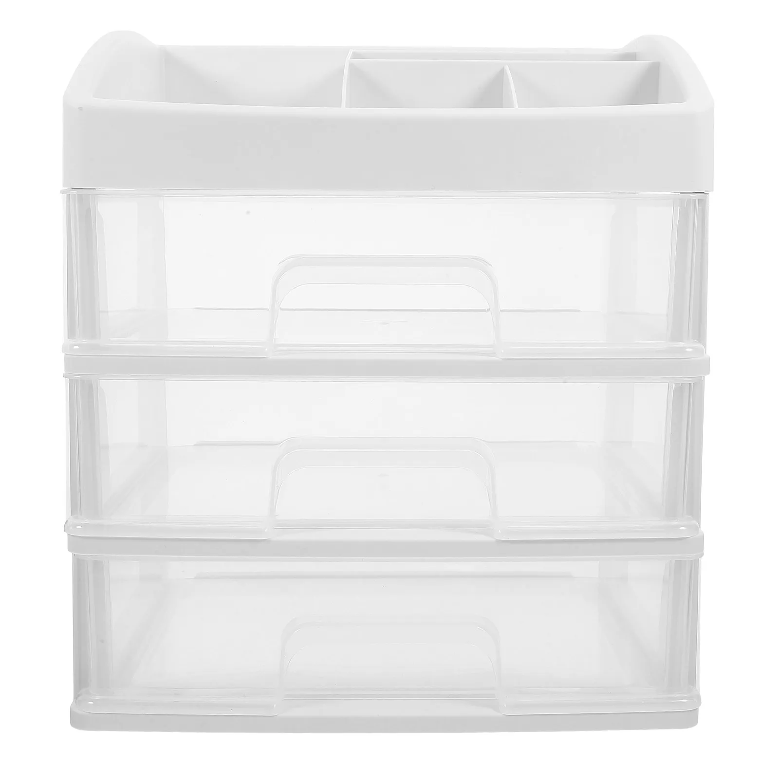 Multilayer Drawer Storage Box Pp Desktop Organizer For Office School Kitchen Stationery File Sundries Makeup Organizer
