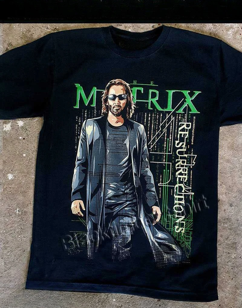 Matrix Resurrections AKA Neo Limited Special Movie Graphic T-Shirt Cotton Men Women Streetwear Tee
