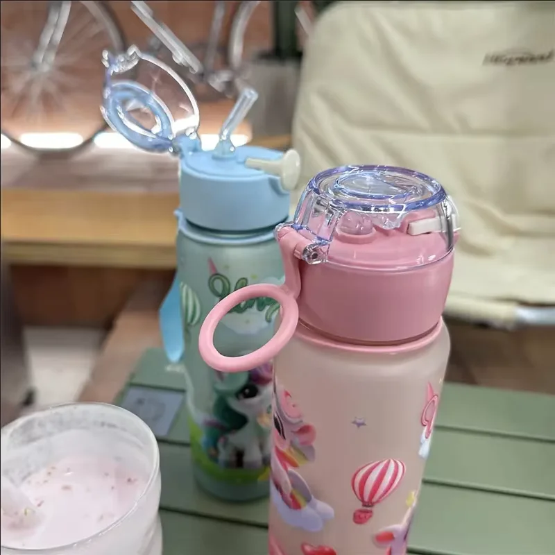 كوب مساحة لطيف ومتين 23.67 أونصة، زجاجة مياه محمولة مقاومة لدرجات الحرارة العالية خالية من مادة BPA للأنشطة الخارجية، هدية مثالية #6