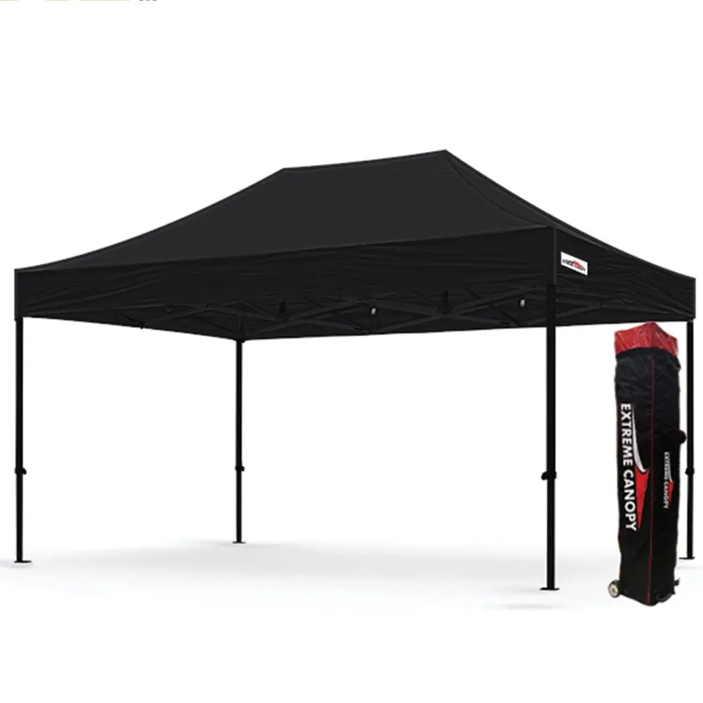 

Heavy Duty Steel Instant Popup Canopy 10x15, Black