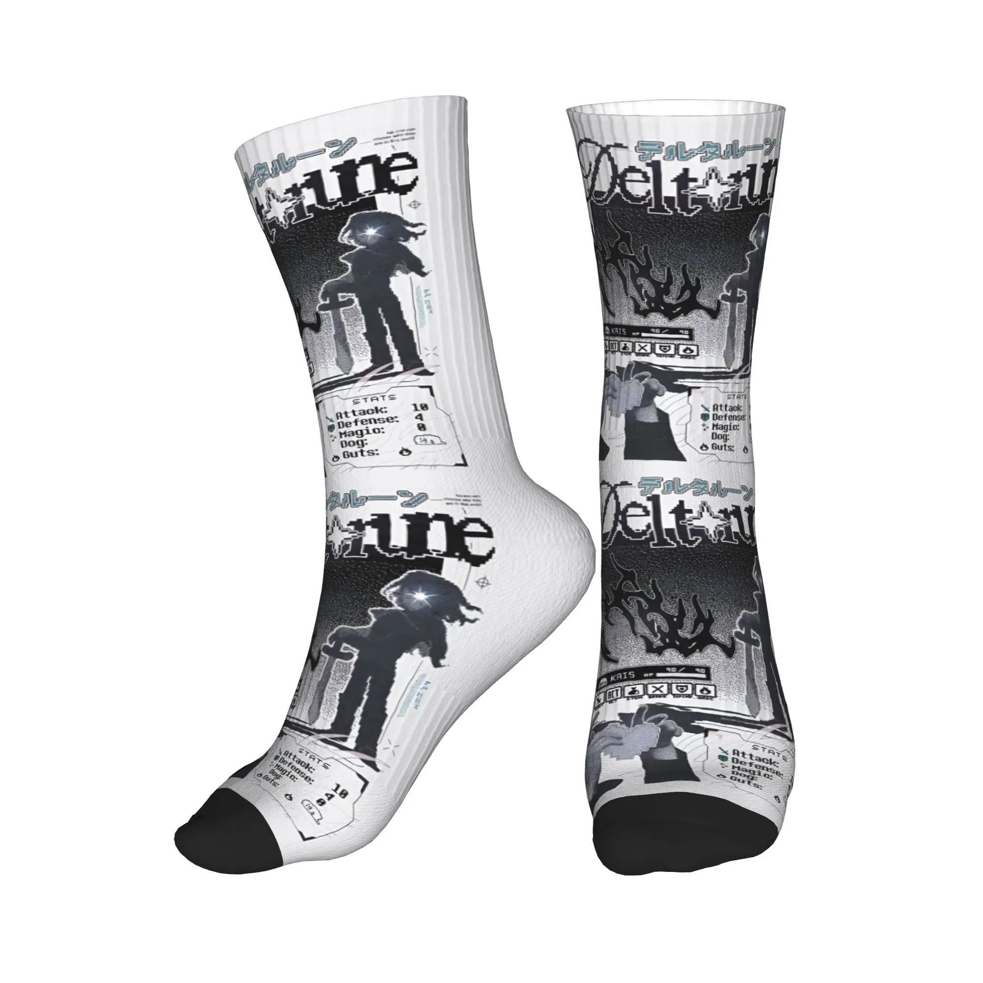 

Deltarune Dress Socks for Men Women Warm Funny Novelty Crew Socks