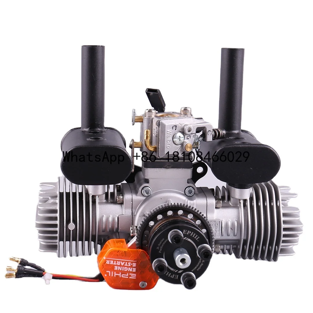 EPHIL X-40cc-T PRO Model Aviation Gasoline Engine Electric Starter Opposed Twin-cylinder Two-stroke Fixed Wing Drone Accessories