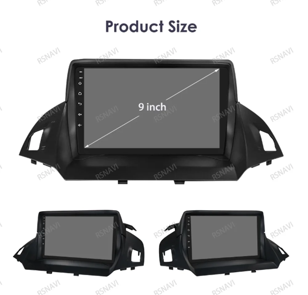 Autoradio Android 16 für Ford C-MAX Kuga 2 Escape 3 2012 - 2019 Autoradio Wireless Carplay Auto Navigation Multimedia DSP BT GPS – Detail 3
