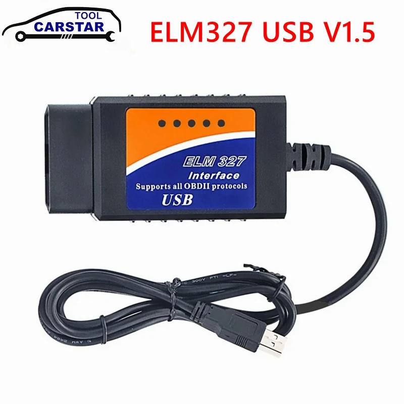 

OBD2 Diagnostic Tool ELM327 USB V1.5 USB Diagnostic Read Code ELM 327 OBD2 Scanner OBDII Auto Code Reader