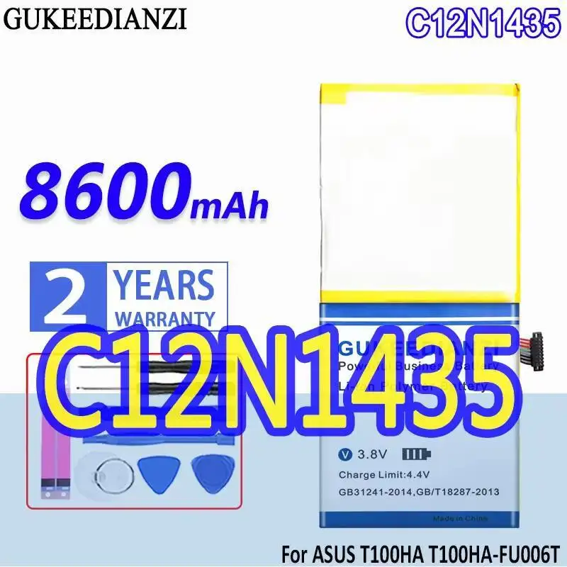 

Надежный аккумулятор для ноутбука C12N1435 для Asus T100HA T100HA-FU006T T100HA-C4-LB T100HA-FU040T 8600 мАч