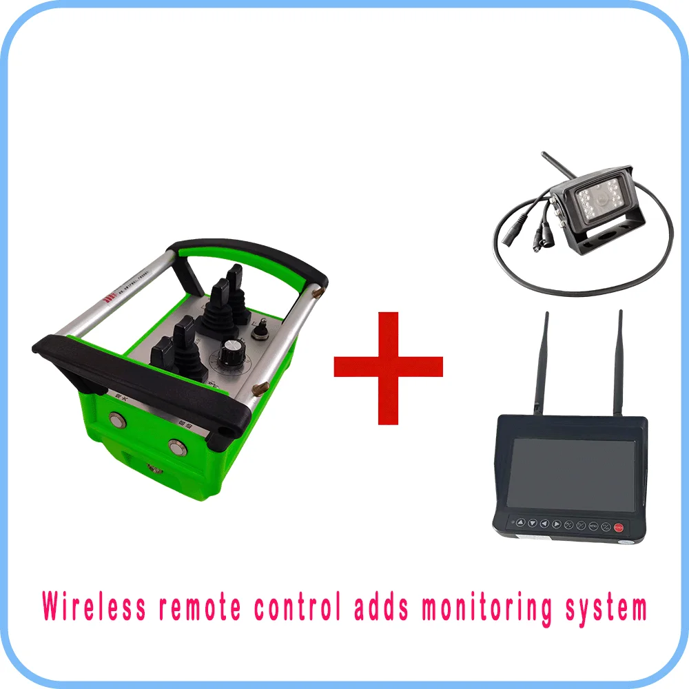 Wireless Remote Control for Vehicles Crane Camera Display Screen Learning Code Waterproof 500m Range Plastic Metal Construction