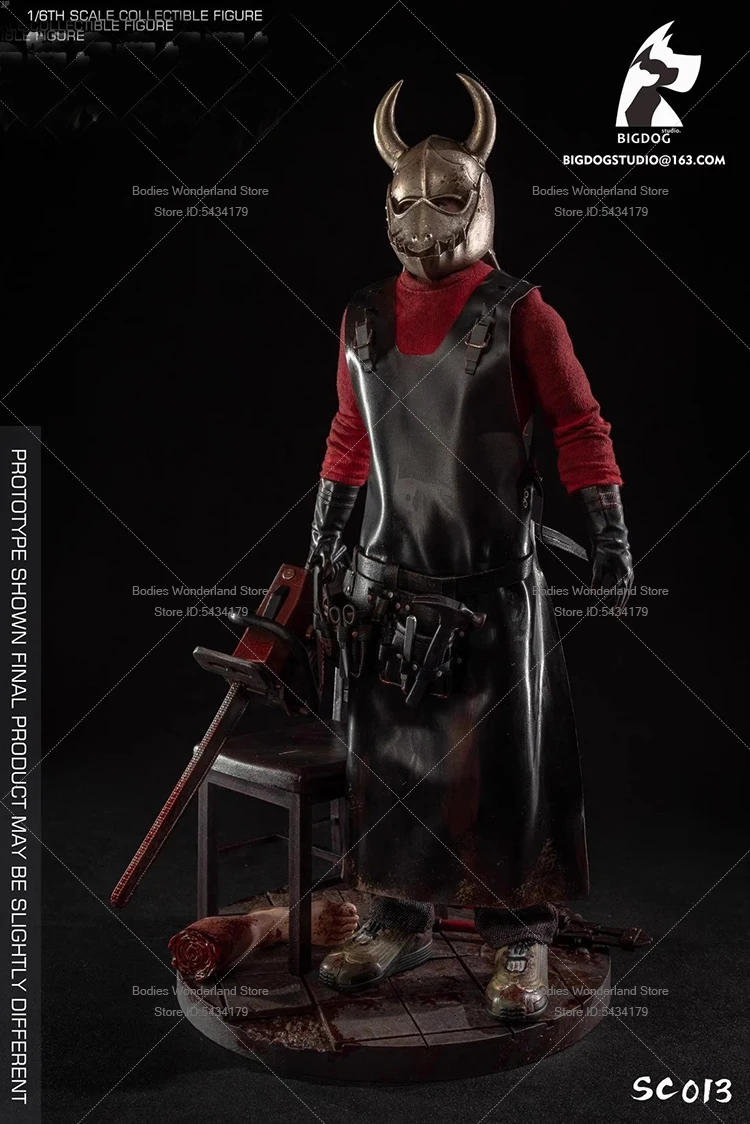 В наличии BIGDOG STUDIO SC013 масштаб 1/6, ужасающая голова быка, солдат, классический фильм, 12 дюймов, полный набор, экшн-фигурка, коллекция кукол