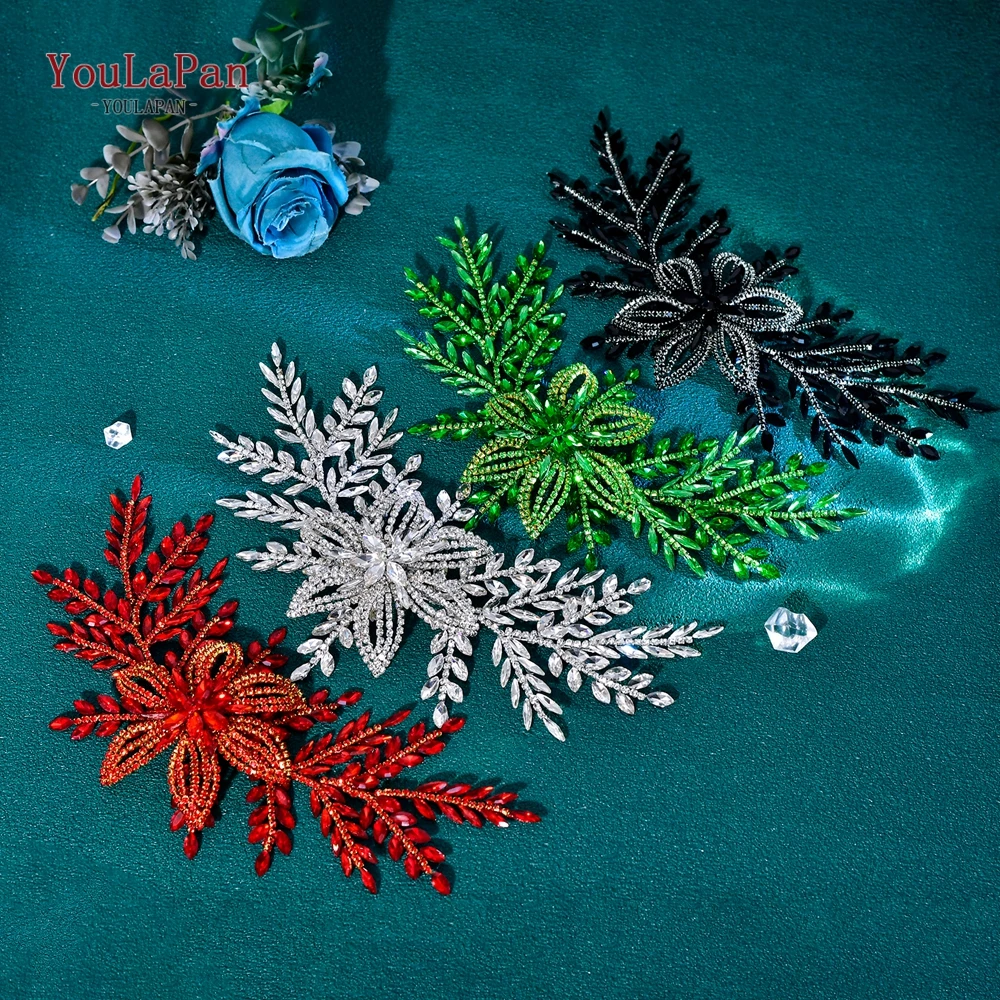 YouLaPan Hochzeit Strass Kopfschmuck Braut Kopfbedeckung Mode Haarschmuck Frau Kopfschmuck Glänzende Braut Haarschmuck HP895