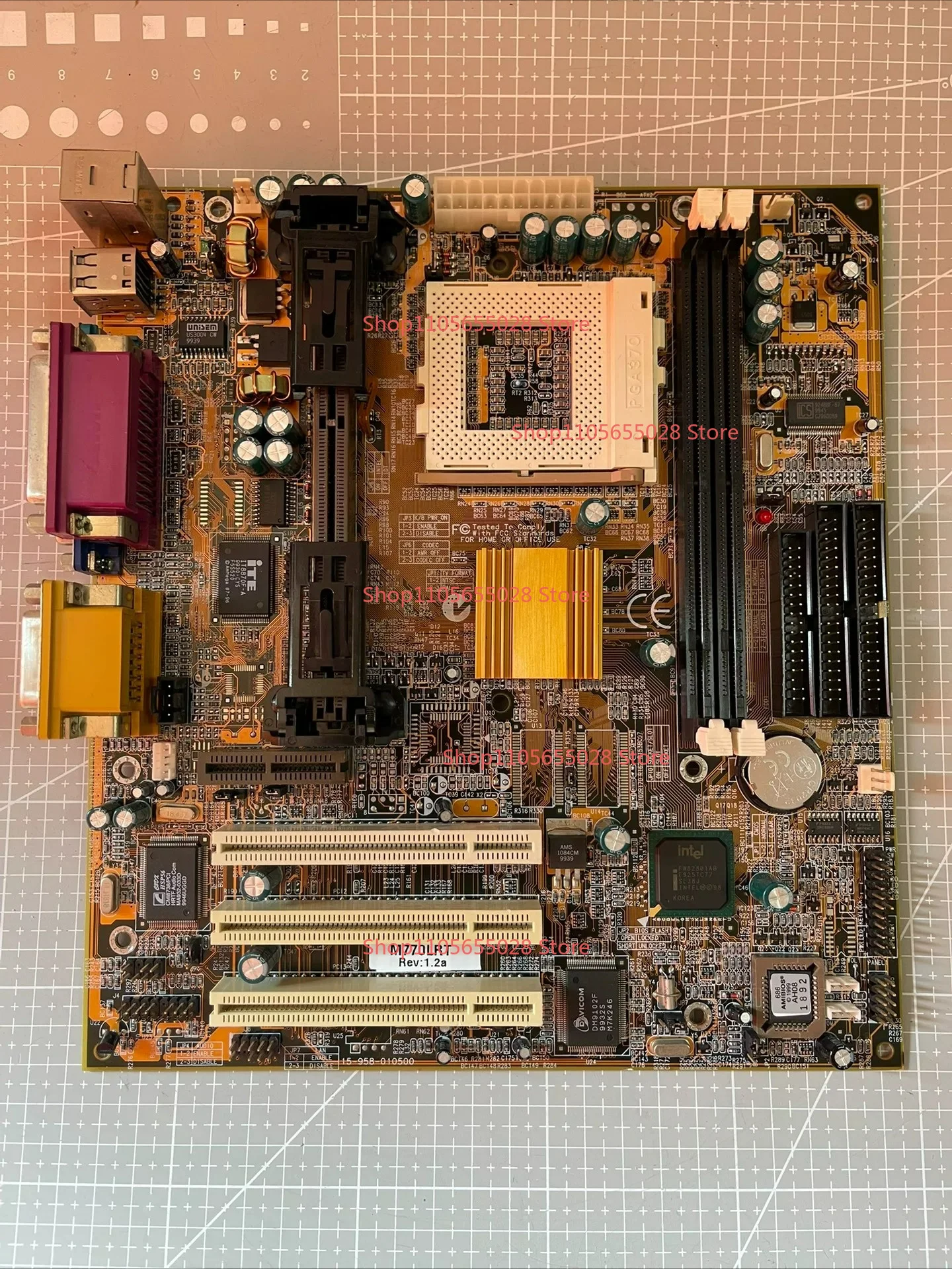 For Pcchips M770LRT Antique Computer Main Board Support Slot1 Pentium 2, Pentium 3 Processor