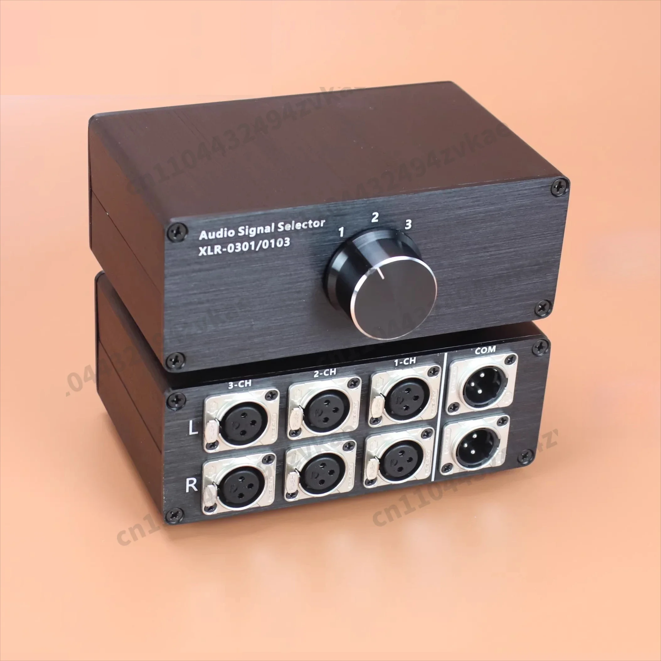 Stereo XLR Balanced Audio Selector/Switcher (Source or Amplifier Selector)