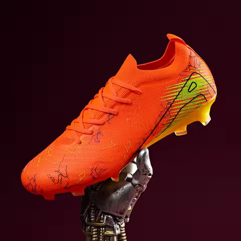 New Men's Football Boots Non-Slip Soccer Shoes Cleats Training FG Top Quality Sneakers Wholesale Drop Shipping Unisex Adult