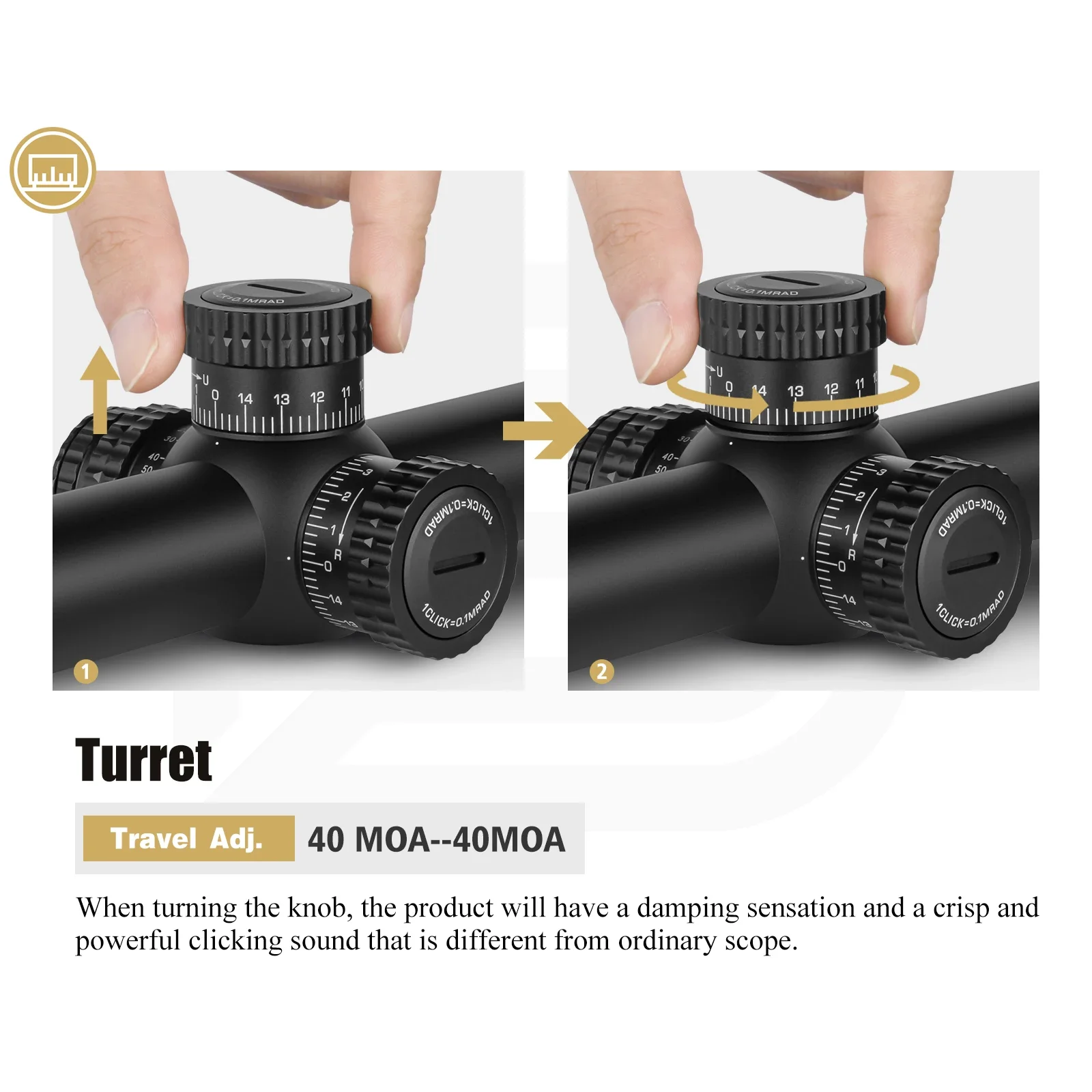 4-16x44 FFP High Quality Optics Scope Waterproof Shockproof Fogproof Hunting Long Range Scope