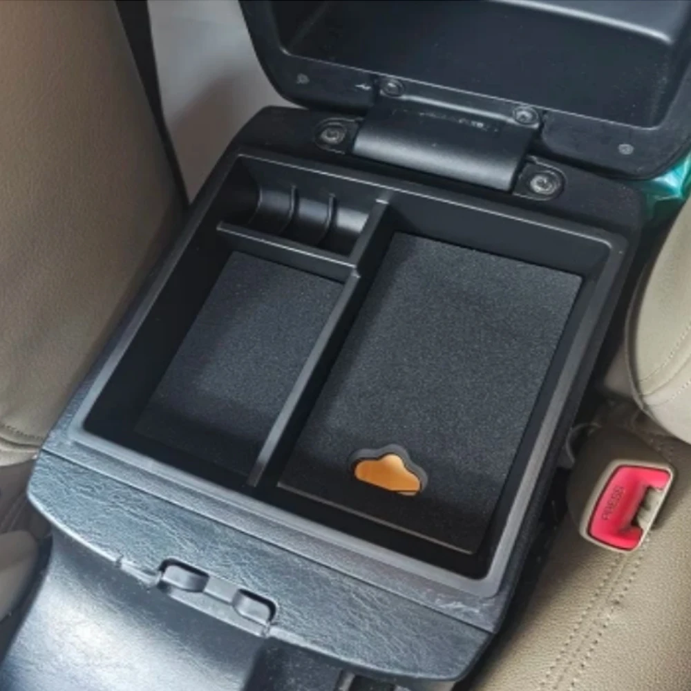 For Toyota Hilux VIGO Fortuner Innova 2004-2014 ABS Car Armrest Storage Box Central Tray Accessories