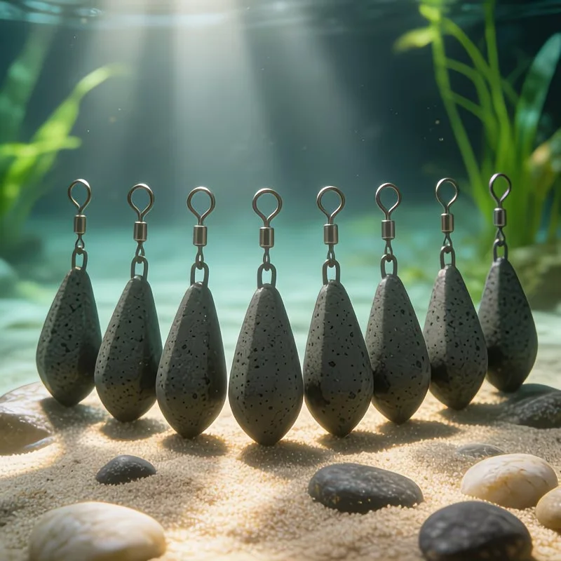 Karpfenangeln Inline-Sinker-Set 5 Stück 42G-128G Bleigewichte für Vielseitige Karpfen-Rig-Aufbauten Stabile Wurfleistung Angelzubehör – Detail 3