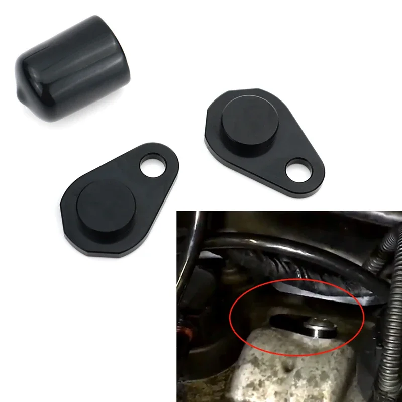 Smog Block Off Plate Motorcycle Aluminum S1000RR 2009-2018 S1000R 2014 2015 2016 2017 2018 2019 S1000XR 2015-2017 Fit For BMW