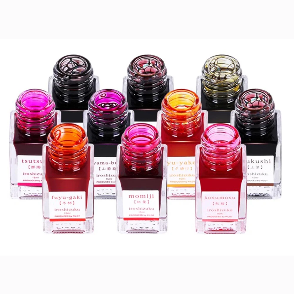 1 Bottle Japan Pilot Fountain Pen Ink Iroshizuku INK-15 Natural Color 15ml Non Carbon Non Clogging 25 Color Full Art Supplies image 5