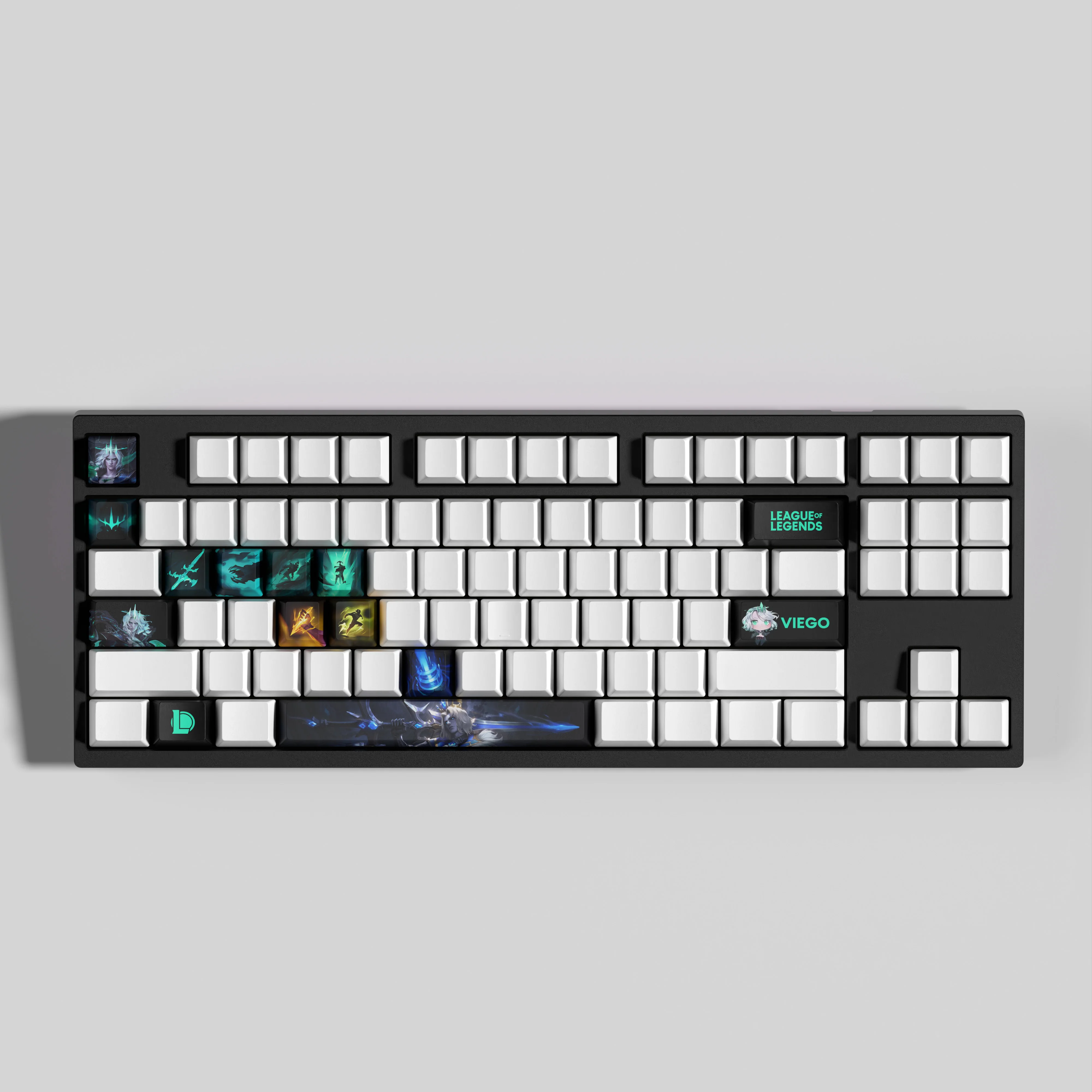 VIEGO KEYCAPS New design 14KEYS League of Legends keycaps14KEYCAPS  OEM Profile Keycaps for mechanical keyboard