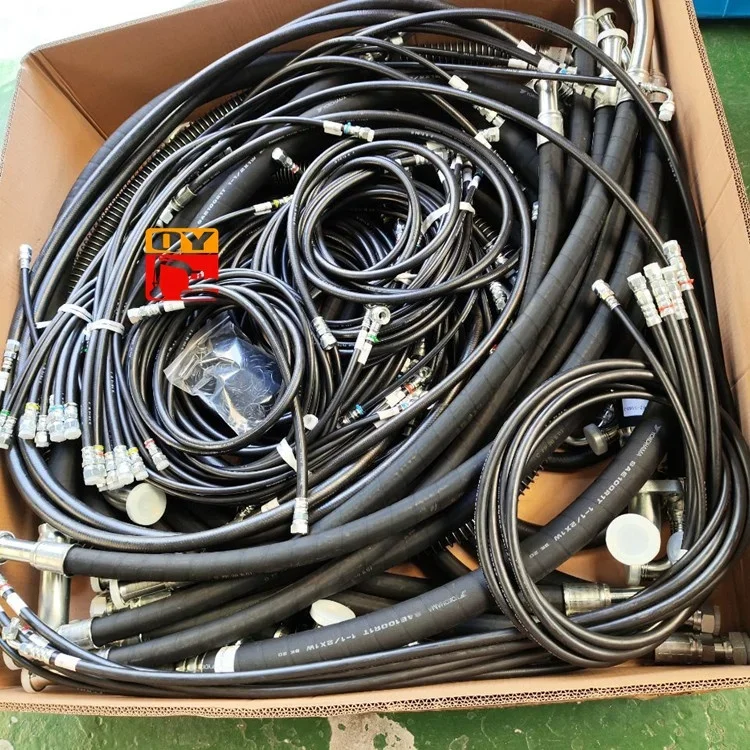 PC350-8 PC300-8 PC350LC-8  Excavator Hose Hydraulic Parts Oil Piping Hose for Complete Machine