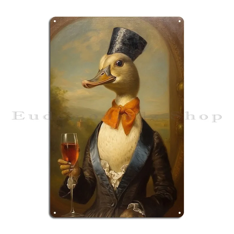 Duck Portrait I William Powell Frith Metal Sign Mural Iron Garage Create Classic Tin Sign Poster