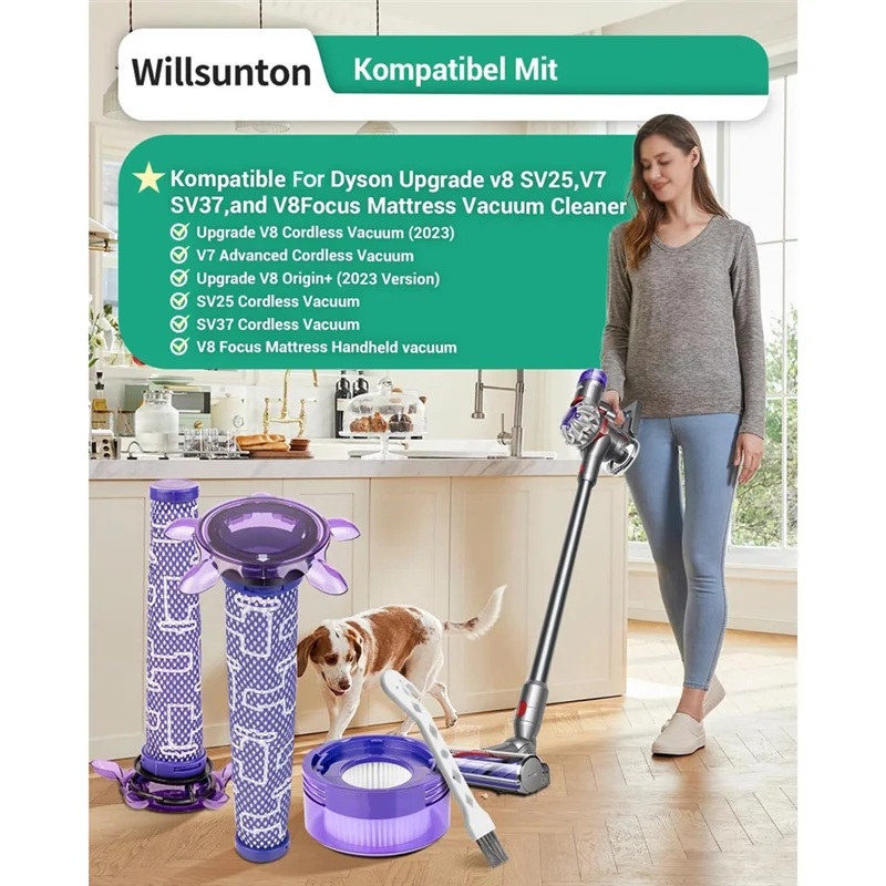 【Vendita calda!】Numero parte di ricambio filtro Hepa 965661-05, 967478-05 per aspirapolvere a batteria Dyson V7 V8 Animal Extra SV25