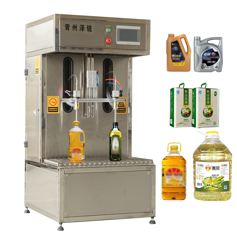 Oil Bottle Liquid Filling Machine Automatic Filler for Edible Oil