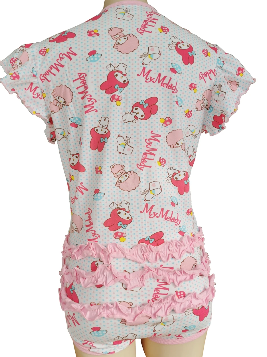 sheep girl bodysuit with snaps/adult onesie/adult baby romper/abdl clothes