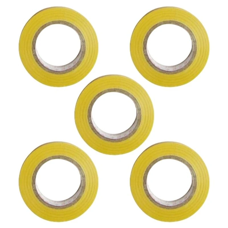 G6DE 5 Roll Racquet Grip Finishing Tape Overgrip Compound Sealing Tapes Tennis Squash Racket Grip Tape Racket Accessories