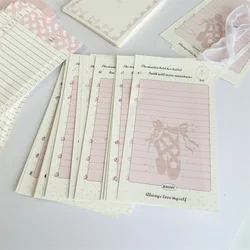 A6 50 Sheets Colorful Loose Leaf Notebook Refill Spiral Binder Inner Page Diary Agenda PlannerSchool Stationery