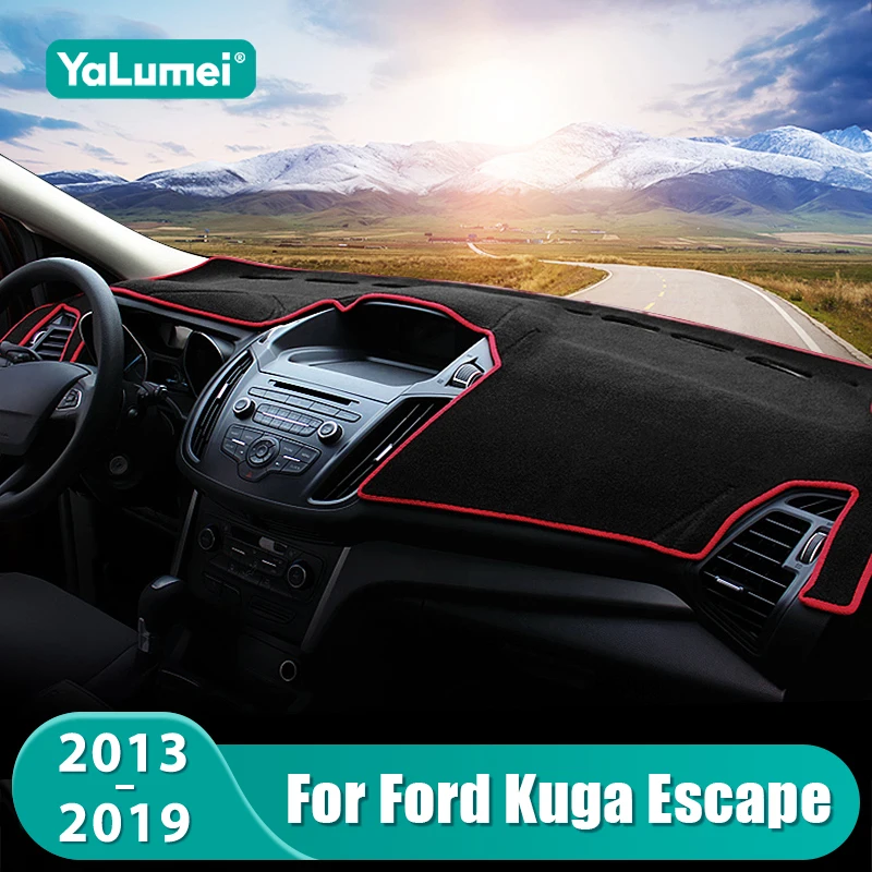 

Для Ford Kuga 2 MK2 Escape 2013 2014 2015 2016 2017 2018 2019 коврик для приборной панели автомобиля солнцезащитный козырек нескользящий чехол аксессуары